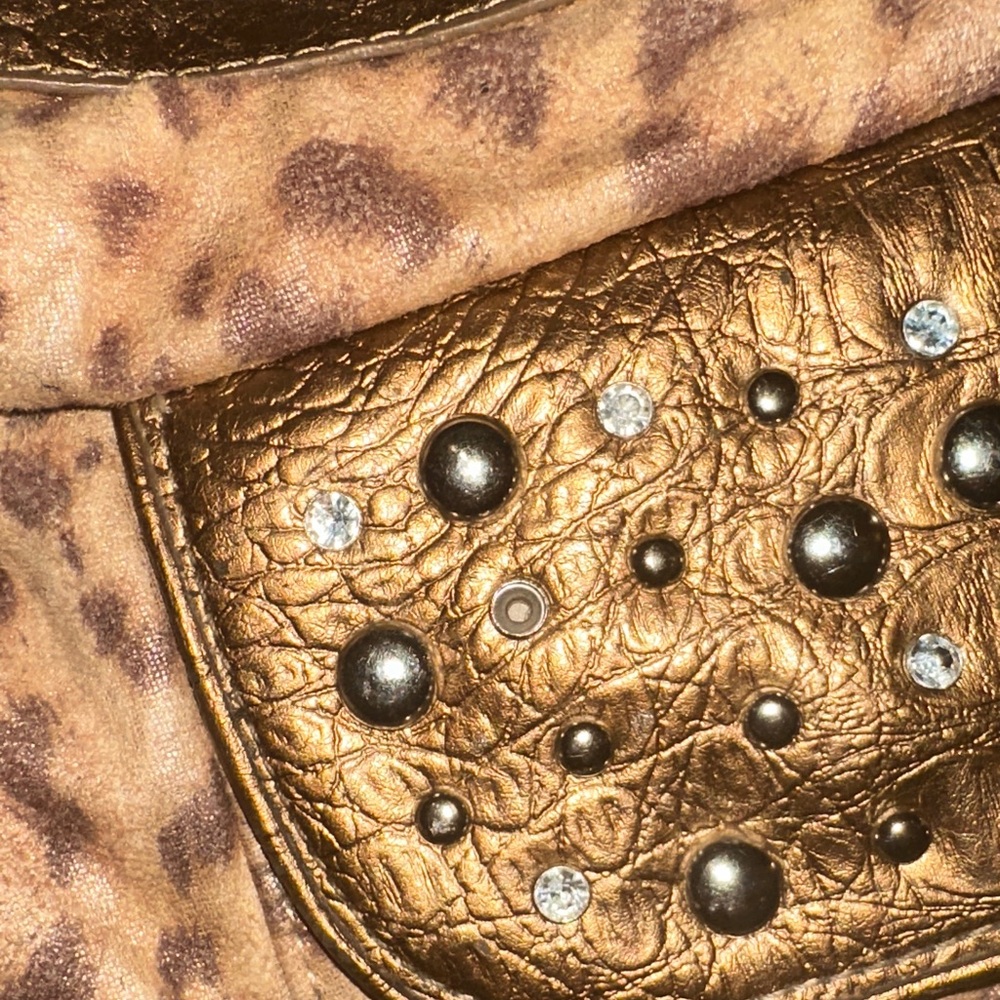 Unique Y2K Leopard Print Handbag - Picture 15 of 16